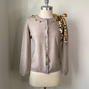 Love Moschino Tan Cardigan M